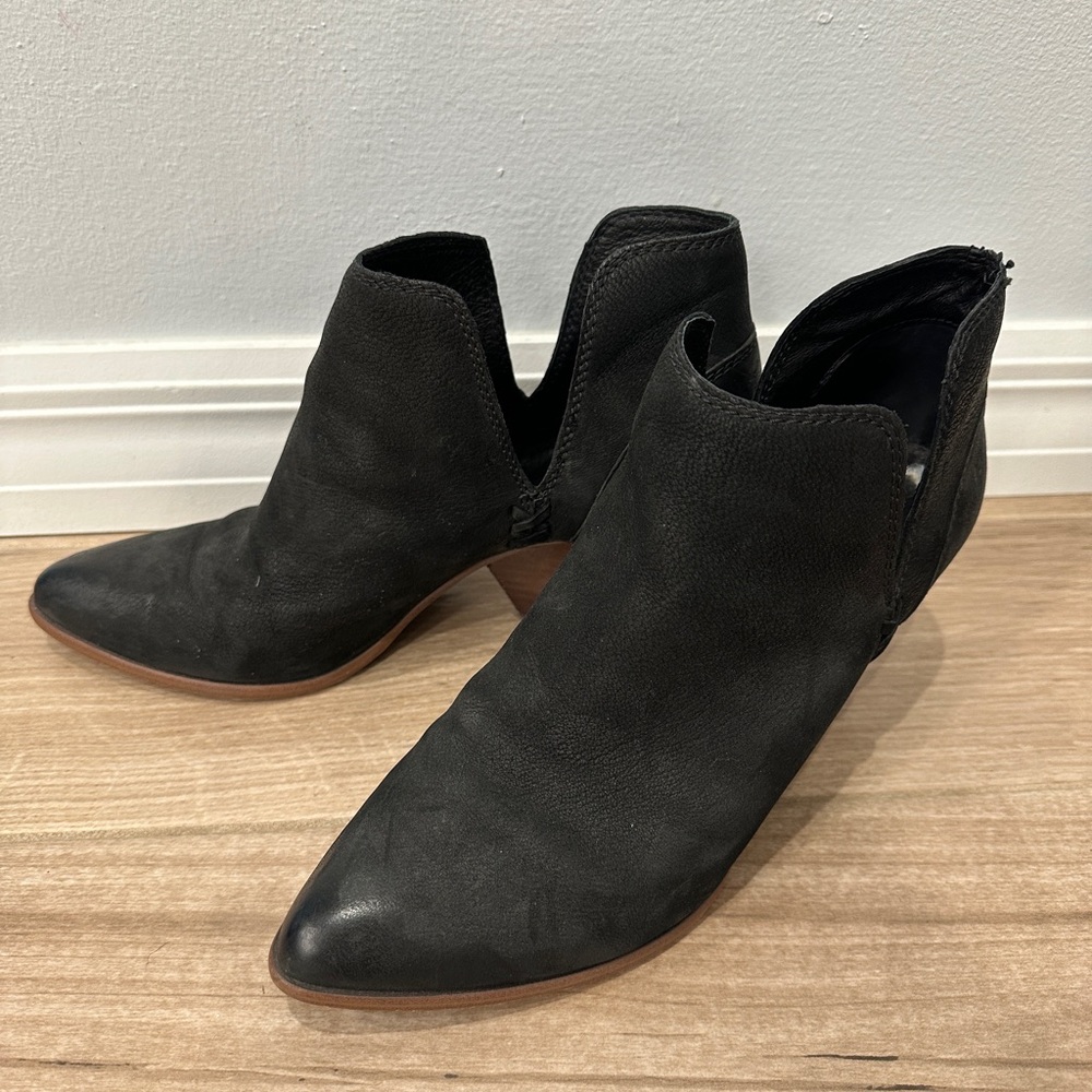 Frye black ankle boots